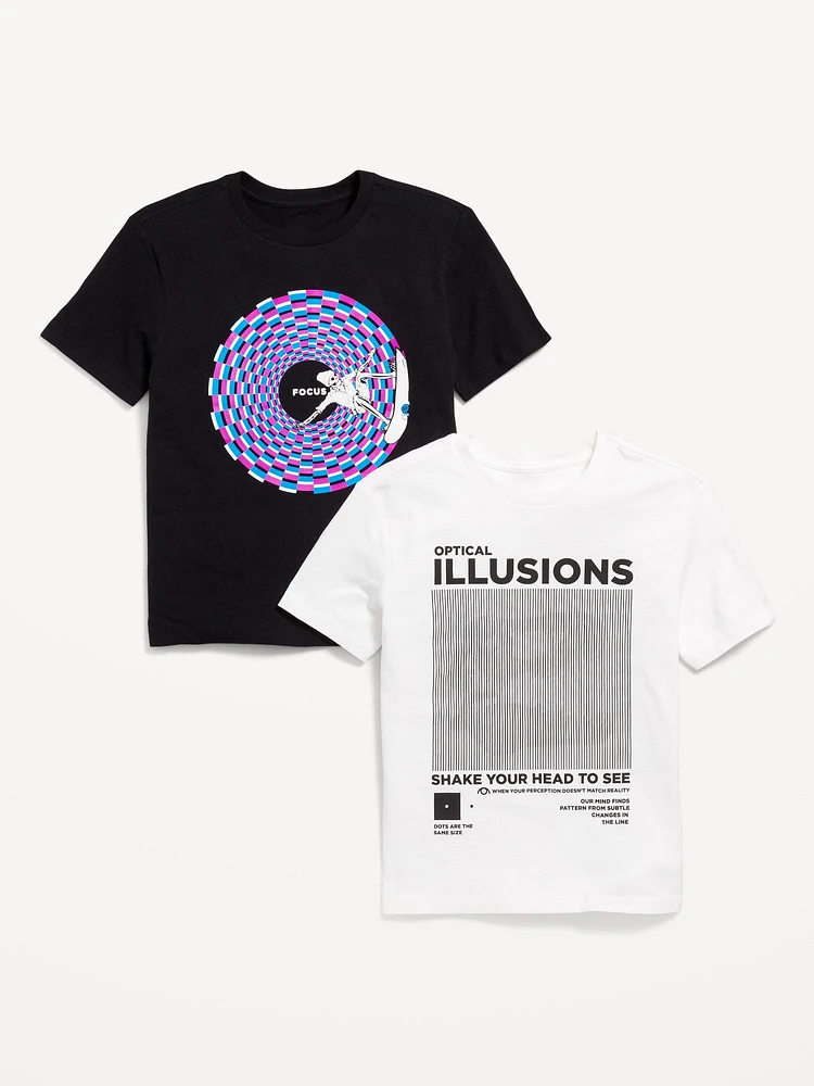 Short-Sleeve Graphic T-Shirt 2-Pack for Boys