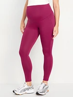 Maternity Full-Panel Poweroft Coze Edition Fleece-Lined 7/8 Leggings