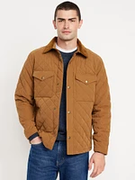 Water-Resistant Quilted Barn Jacket