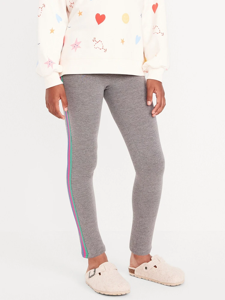 Rainbow Stripe Leggings for Girls