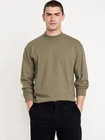 Heavyweight Mock-Neck T-hirt