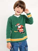 SoSoft V-Neck Graphic Sweater for Toddler Boys