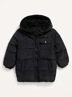 Hooded Utility Ripstop Jacket for Toddler Boys