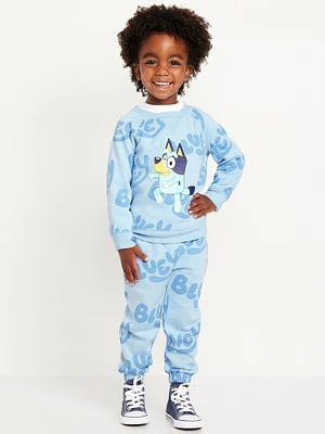 Bluey Unisex Graphic Sweatshirt and Sweatpants Set for Toddler