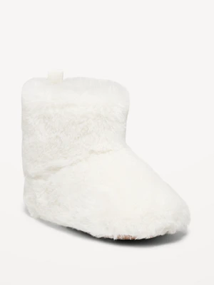 Unisex Faux-Fur Booties for Baby