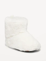 Unisex Faux-Fur Booties for Baby