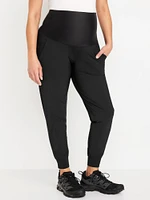 Maternity SleekTech Rollover Waist Joggers