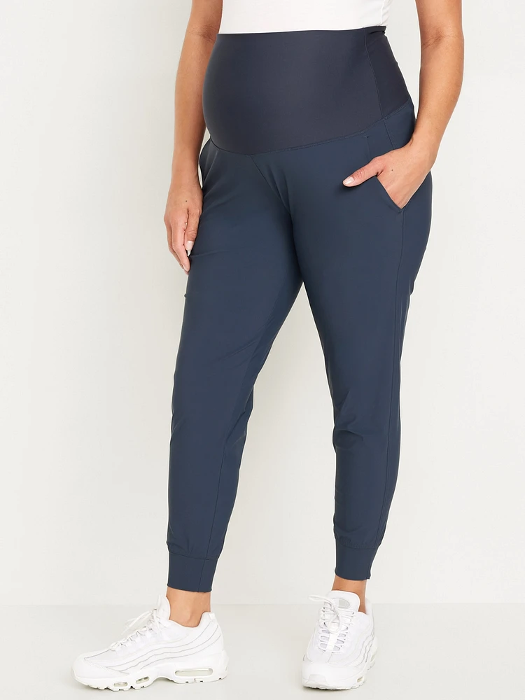 Maternity SleekTech Rollover Waist Joggers