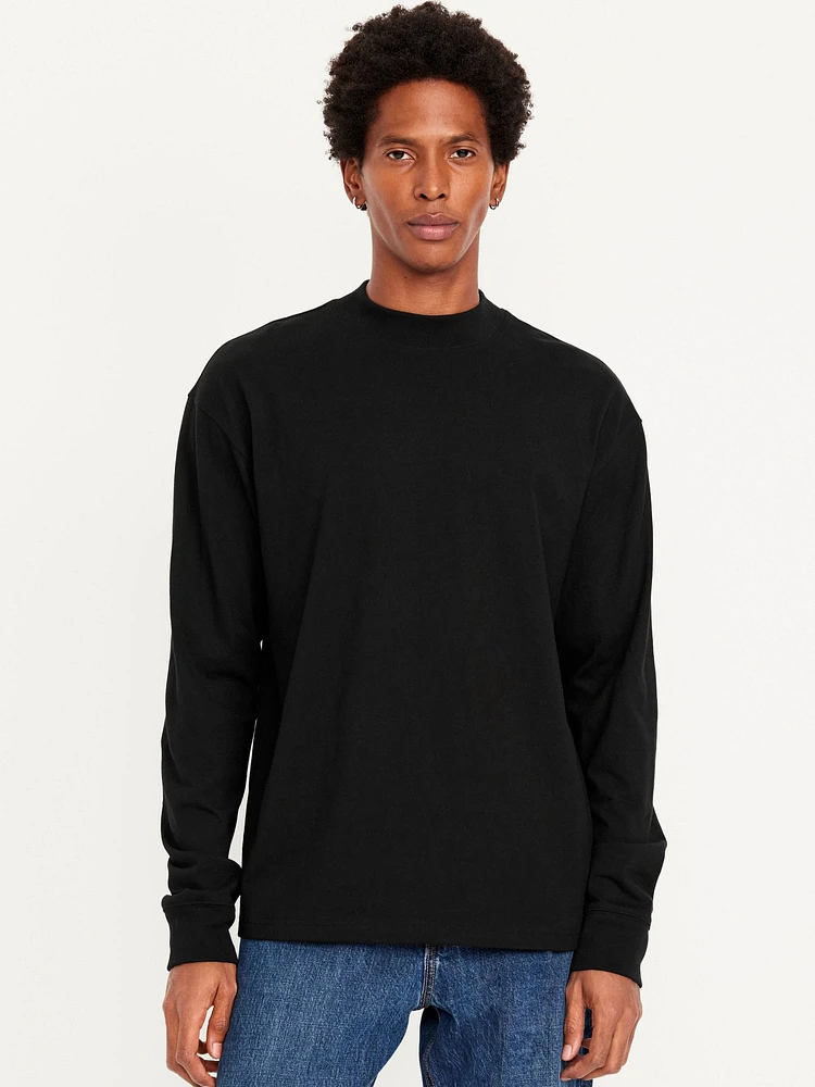 Heavyweight Mock-Neck T-Shirt