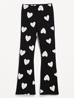 Full-Length Flared Leggings for Girls