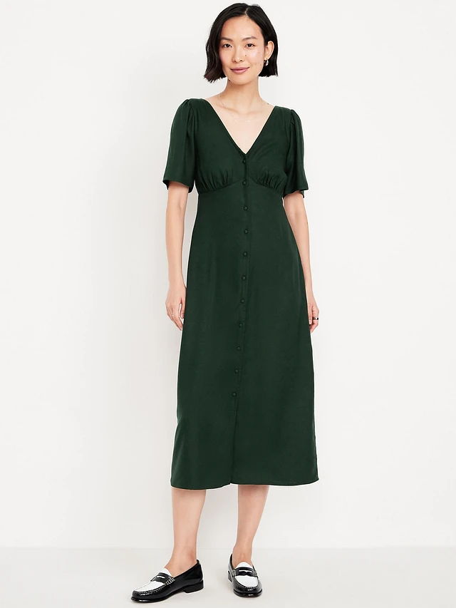 slim fit dress slacks Old Navy Navy Blue Dress – Sunbeam Vintage main image 0