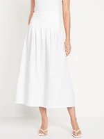 Crinkle Gauze Maxi Skirt