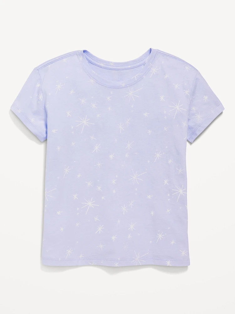 Printed Softest Short-Sleeve T-Shirt for Girls