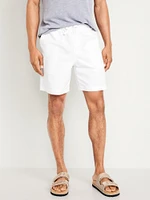 Pull-On Twill Jogger Shorts - 7-inch inseam