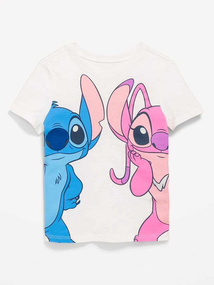 Disney Stitch & Angel Unisex Graphic T-Shirt for Toddler