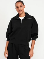 Half-Zip Bounce Fleece Pullover