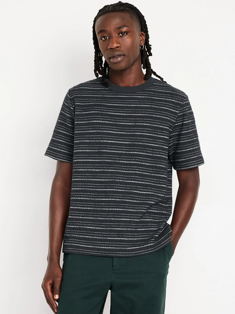 Textured-Boucl T-Shirt