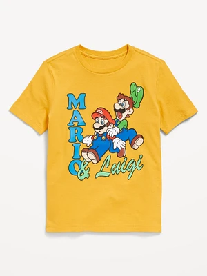 Super Mario Gender-Neutral Graphic T-Shirt for Kids