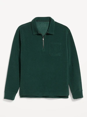 Terry Quarter-Zip Polo