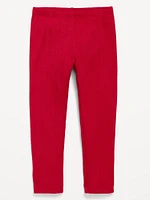 Full-Length Jacquard Leggings for Toddler Girls