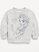 Disney Drop-Shoulder Graphic Sweatshirt for Toddler Girls