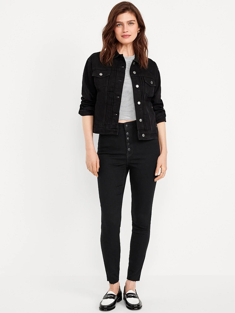 Extra High-Waisted Rockstar 30 Stretch Super-Skinny Jeans