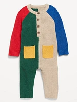 SoSoft Cozy-Knit Color-Block One-Piece for Baby