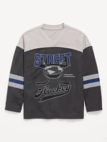 Oversized Hockey Jersey T-Shirt for Boys
