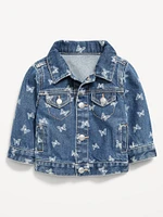 Printed Trucker Jean Jacket for Baby