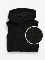 Hooded Sherpa Vest for Girls