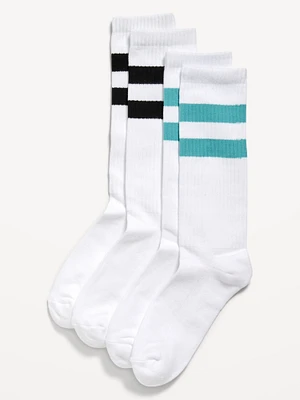 2-Pack Striped Crew Socks