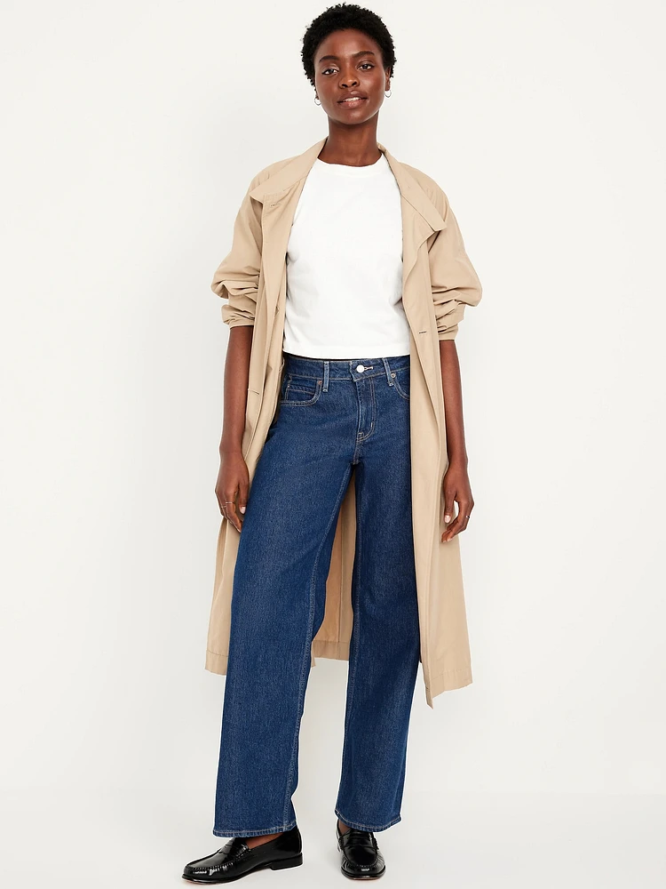 Mid-Rise Wide-Leg Jeans