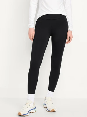 High-Waisted PowerSoft Coze Edition Fleece-Lined Full-Length Leggings