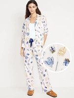 Flannel Pajama Set for Women