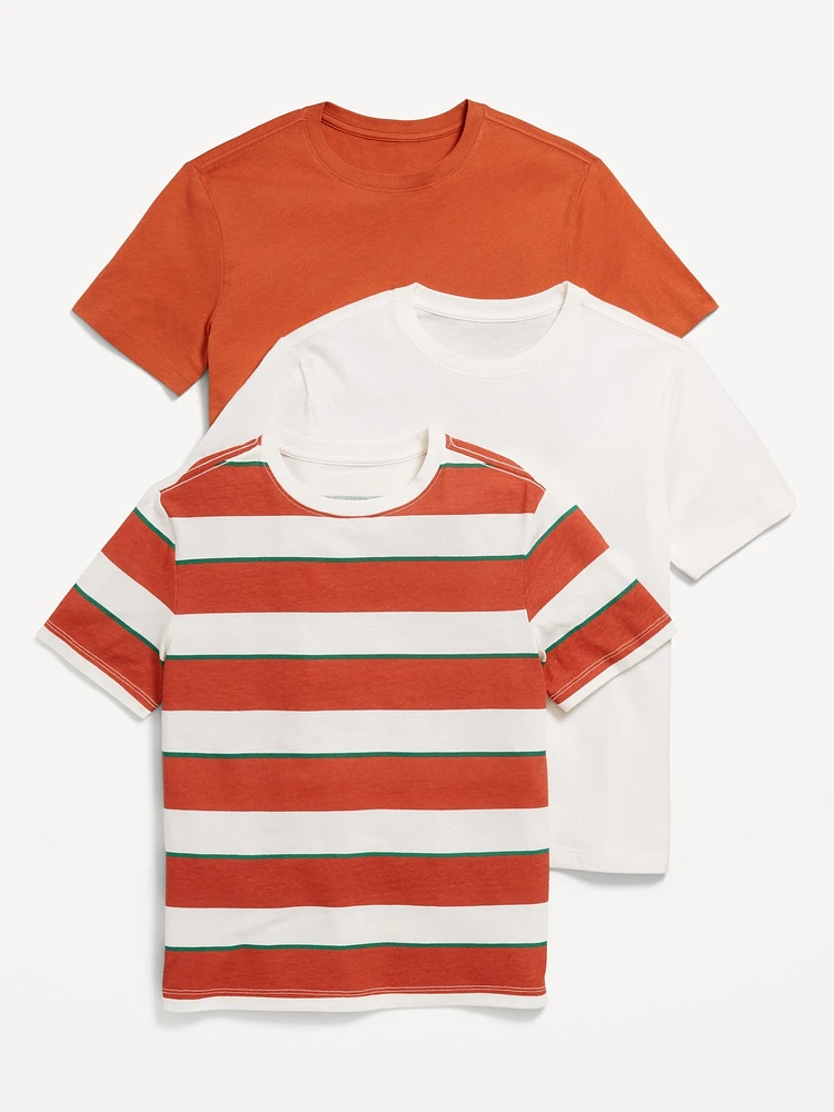 Softest Short-Sleeve T-Shirt 3-Pack for Boys
