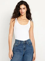 First-Layer Scoop-Neck Tank Top