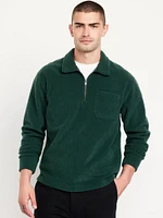 Terry Quarter-Zip Polo