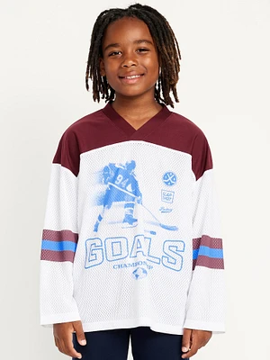 Oversized Hockey Jersey T-hirt for Boys