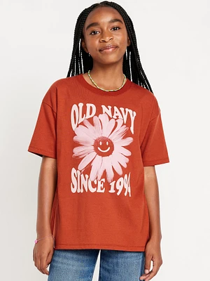 Short-Sleeve Logo-Graphic T-Shirt for Girls