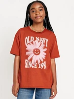Short-Sleeve Logo-Graphic T-Shirt for Girls