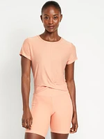 CloudMotion Twist-Front T-Shirt