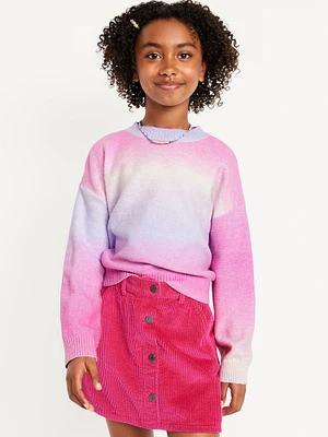 SoSoft Crew-Neck Ombr Sweater for Girls