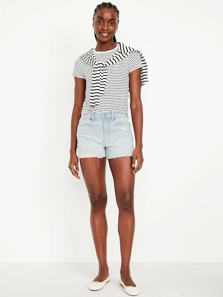 High-Waisted OG Jean Cut-Off Shorts