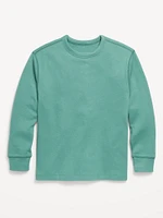 ong-Sleeve Cozy-Knit T-Shirt for Boys