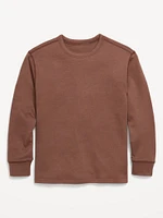 Long-Sleeve Cozy-Knit T-Shirt for Boys