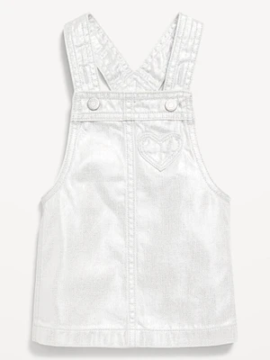 Shiny Heart-Pocket Skirtall Dress for Baby