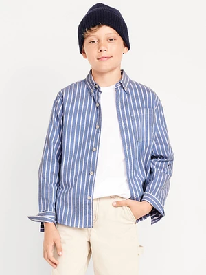 ightweight Built-in Flex Oxford Shirt for Boys