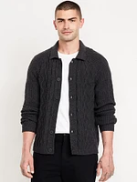 Cable Cardigan Sweater