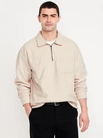 Terry Quarter-Zip Polo