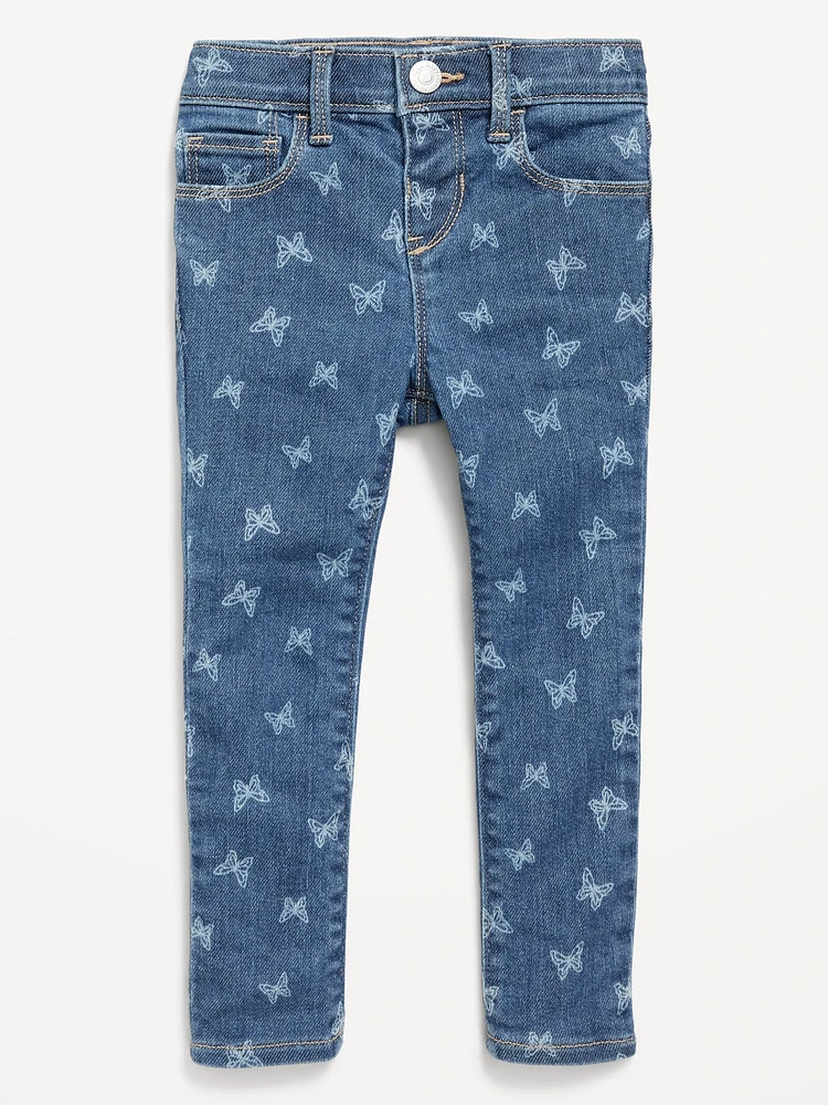 Printed High-Waisted Rockstar 360 Stretch Jeggings for Toddler Girls